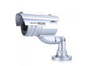 Waterproof Solar Powered Fake Dummy Security Camera with LED Light Indoor Outdoor