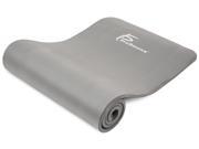 Extra Thick Yoga and Pilates Mat 1/2 inch - Grey