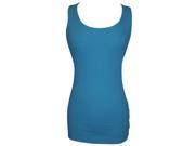 Long And Lean Ribbed Cotton Tank Top Junior Plus Size