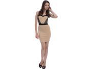 Strapless Body Con Tube Dress with Lace