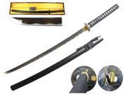 41 inch Musha Hand Forged Samurai Sword Dimyo Series Black