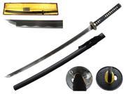 41 inch Musha Hand Forged Samurai Sword Diamyo Series Black