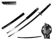 42 inch Two blade Samurai Sword Set Black