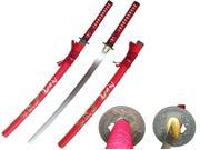 Flying Dragon Samurai Sword Red