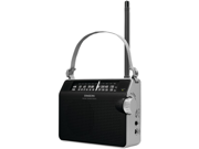 SANGEAN PR D6BK AM FM COMPACT ANALOG RADIO BLACK