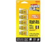 Super Glue Corp. 15175 12 Super Glue Single Use Minis 12 Packs of 5 each