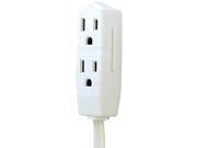 Ge Jashep50669 3 Outlet Grounded Office Cord White