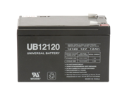 UPG 85974 D5775 Sealed Lead Acid Batteries 12V; 12Ah; .250 Tab Terminals; UB12120F2