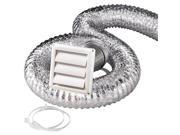 Deflect O Corp Dryer Vent White With 8 Hose SK8WF