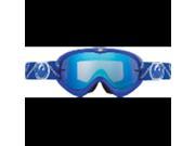 Dragon 722 1710 mdx goggle paisley blue w clear lens by DRAGON