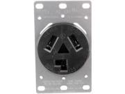 5207 Single Flush Dryer Receptacle 3 Wire