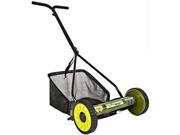 Snow Joe MJ500M Mow Joe 16 IN Manual Reel Mower with Catcher Walk behind Lawnmower