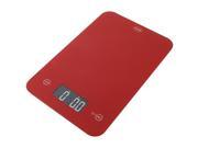 American Weigh Scales ONYX 5K RD Slim Design Kitchen Scale 11 Pound by 0.1 Ounce Red