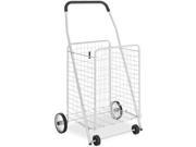Whitmor 6023 149 White Rolling Utility Cart