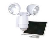 Maxsa Innovations 44418 Bright Dual Head Solar Security Light White