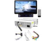 Pyle PLD11BT In dash Car DVD Player 10.1 Touchscreen LCD 16 9 Single DIN AVI MPEG 4 DivX Video CD DVD Video