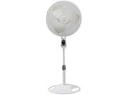 Lasko 1646 16 Remote Control Stand Fan White