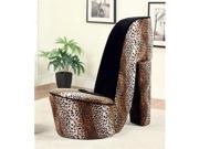 Zahair Leopard Print Novelty Chair