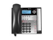 AT T 1070 Standard Phone Black White Corded 4 x Phone Line Caller ID