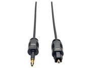 Tripp Lite A104 03m 9.84ft Ultra Thin Toslink To Mini Toslink Digital SPDIF Audio Cable Black