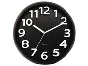 Round Wall Clock Black 13