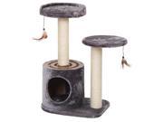 PetPals PP4481 Interactive Racing Balls ACCLERATION Interactive Multi Level Cat Condo with Hideout and Lookout Oerch