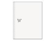 Office Paper Perforated 1 2 Vertical from Left 8 1 2 x 11 20 lb 500 Ream