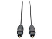 Tripp Lite A102 02M THIN 2M 6ft Black Ultra Thin Toslink Digital Optical SPDIF Audio Cable M M Toslink for Audio Device Home Theater System DVD Player CD P