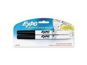 Sanford 1871132 Low Odor Dry Erase Marker Ultra Fine Point Black 2 Pack