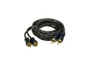 Audiopipe CPP3 24Kt Gold Plated Interconnect Cable 3Ft