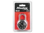 Combination Lock Stainless Steel 1 7 8 Wide Black Dial