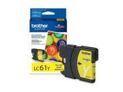 Brother LC61Y Yellow Ink Cartridge Yellow Inkjet 325 Page 1 Each