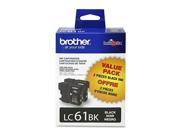 Brother LC612PKS Black Ink Cartridge Black Inkjet 450 Page 1 Pack