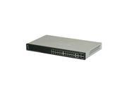 Cisco Small Business 500 Series SF500 24P K9 NA Managed 10 100Mbps 1000Mbps PoE Stackable Managed Ethernet Switch