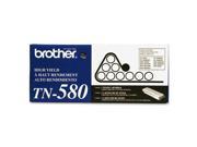 Brother TN580 Black High Yield Toner Cartridge Black Laser 7000 Page 1 Each