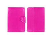 KIQ TM Hot Pink Adjustable 4 Corners Luxury Leather Case Cover Skin for Acer Iconia W4