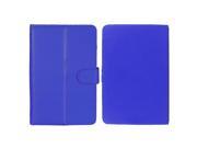 KIQ TM Dark Blue Adjustable 3 Corners Luxury Leather Case Cover Skin for Acer Iconia Tab B1 730 7