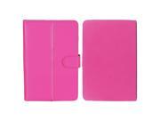 KIQ TM Hot Pink Adjustable 3 Corners Luxury Leather Case Cover Skin for Dell Venue 7