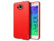 Samsung Galaxy Alpha Case Cimo [Dot] Premium Slim TPU Flexible Soft Case for Samsung Galaxy Alpha 2014 Red