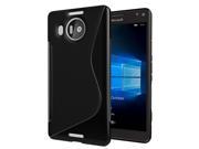 Microsoft Lumia 950 XL Case Cimo [Matte] Premium Slim TPU Flexible Soft Case for Microsoft Lumia 950 XL Black