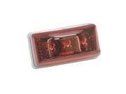 Clearance Light LED Square Mount Red