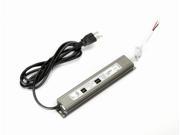 Intocircuit Waterproof Power Supply Adapter w US Plug And 5.9ft Cable 12V 2.5A 30W Power Supply Driver Transformer For LED Strips
