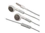 3.5 MM Stereo Headset with Microphone for Apple iPhone 2G 3G 3GS 4G 4GS White
