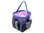 Ohuhu® Waterproof Quick Dry 8 pocket Mesh Shower Caddy Storage Caddy Shower Tote Shower Bag Blue