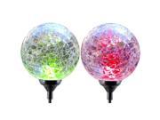 Esky SL75 Color Changing Solar glass ball LED light for garden lawn yard patio