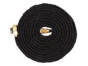 Ohuhu 150 Ft Super Strong Garden Hose Expandable Hose 150 Feet Expandable Garden Hose with All Brass Ends and Connector Black