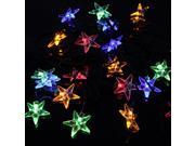 OxyLED Y18 Christmas Decor solar string lights 20LED diamonds white light