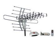 Esky® Outdoor Antenna Optimized Remote Controlled Outdoor Waterproof Antenna HDTV AM FM 360° rotation