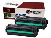 Laser Tek Services® 2 Pack Replacement Samsung CLT K506L Black High Yield Toner Cartridges
