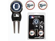 Detroit Tigers Divot Tool w Three Double Sided Ball Markers
